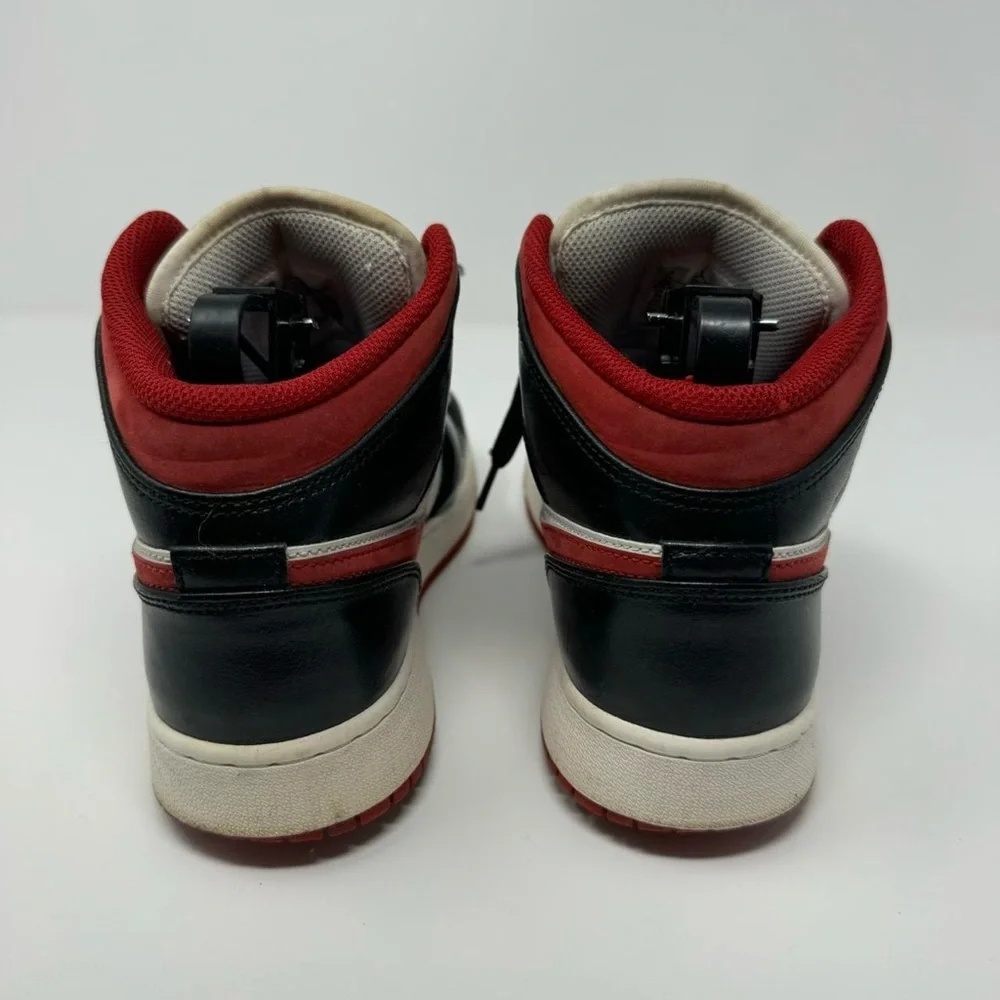 Nike Air Jordan 1 Mid GS‎ White/Gym Red DJ4695-122 Youth Size 7Y